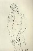 Egon Schiele Standing Male Figure oil painting reproduction